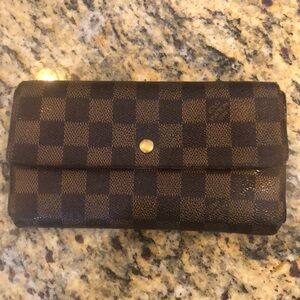Louis Vuitton Damier Ebene Long Wallet